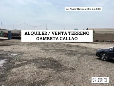 Venta de Terreno / Lote en Callao - Callao 0 Dormitorio 