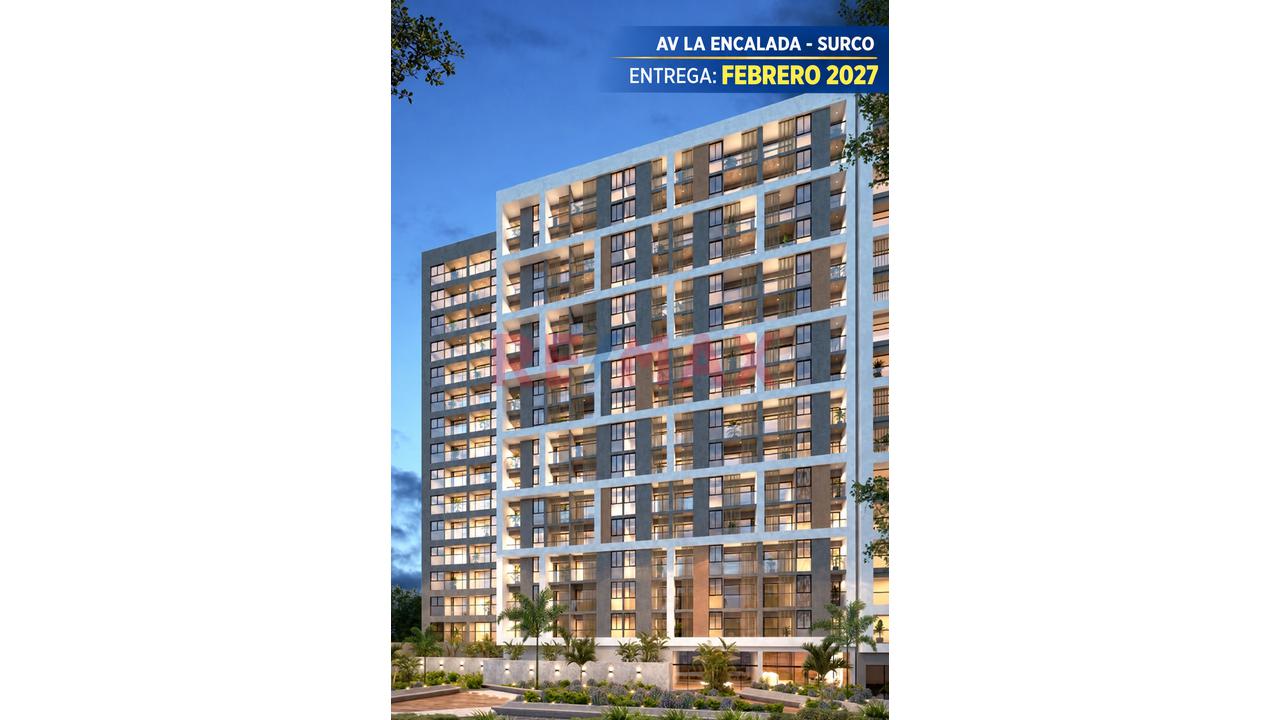 Venta De Departamento En Preventa - Av La Encalada Cuadra 13 - Entrega Febrero 2027 (1,  2 Y 3 Dormitorios)