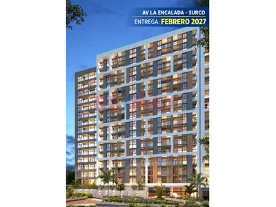 Departamento en venta · Av la Encalada 1300, Santiago de Surco · 77 m², 2 dorm.