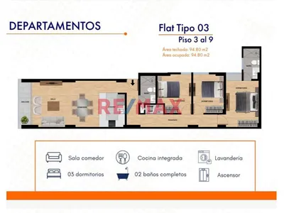 Proyecto-Se Vende Hermoso Departamento- Estreno-9No Piso(Dpto 901)Urb San Andres A Pocos Mentros Unt-S/412,900