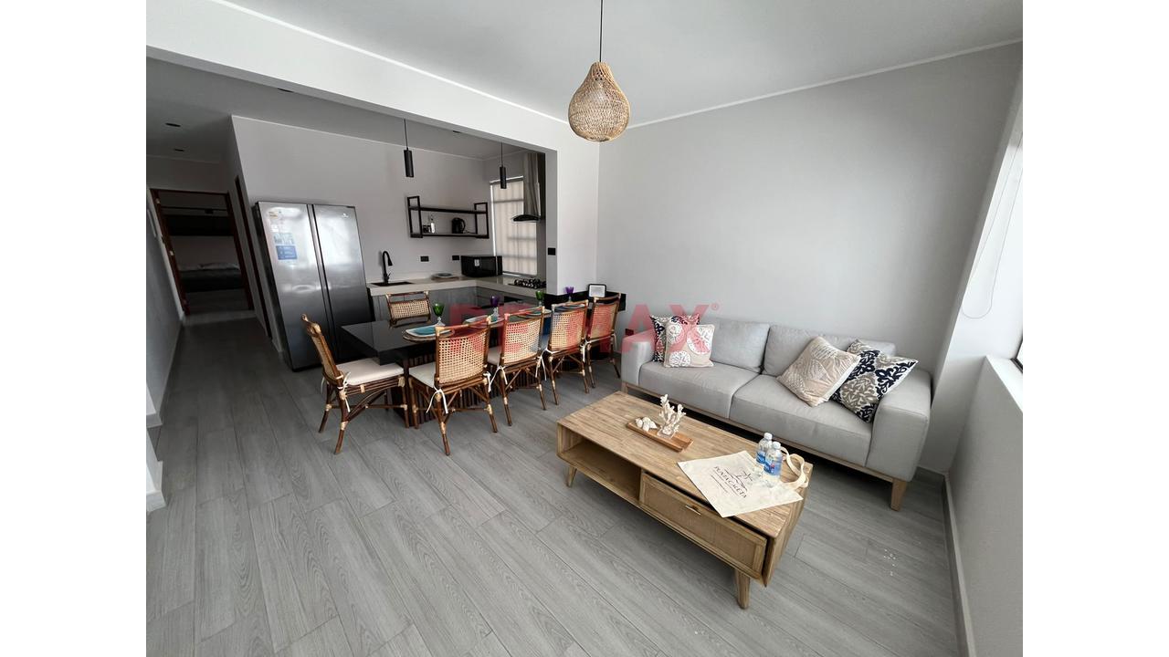 Alquiler Mini-Departamento Amoblado 58M² En Punta Hermosa | Piso 1 Con Gas Cálidda