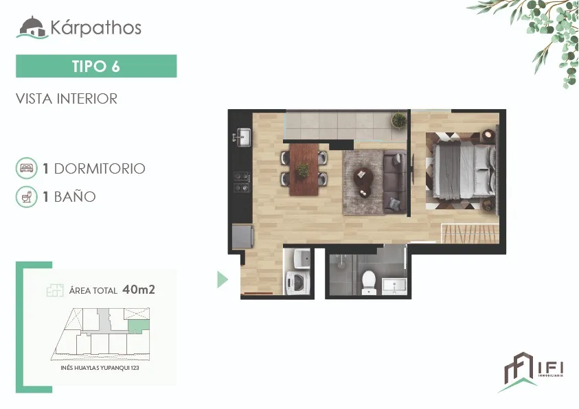 Modelo TIPO 6 · Pisos 2 al 8