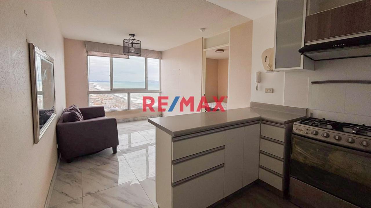 Alquilo Departamento Con Vista Lateral Al Mar 1 Habitación En La Perla Condominio Costanera Uno