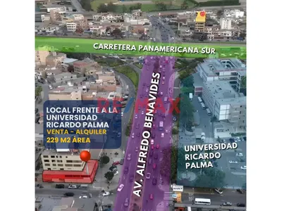 Alquiler Local Comercial - Frente A La U. Ricardo Palma  - Surco