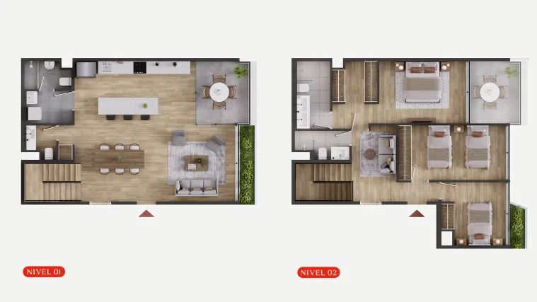 Modelo 4 · Piso 5