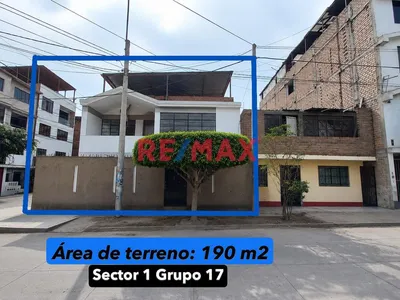 Se Vende Casa En Esquina Frente A Parque En El Primer Sector De Villa El Salvador