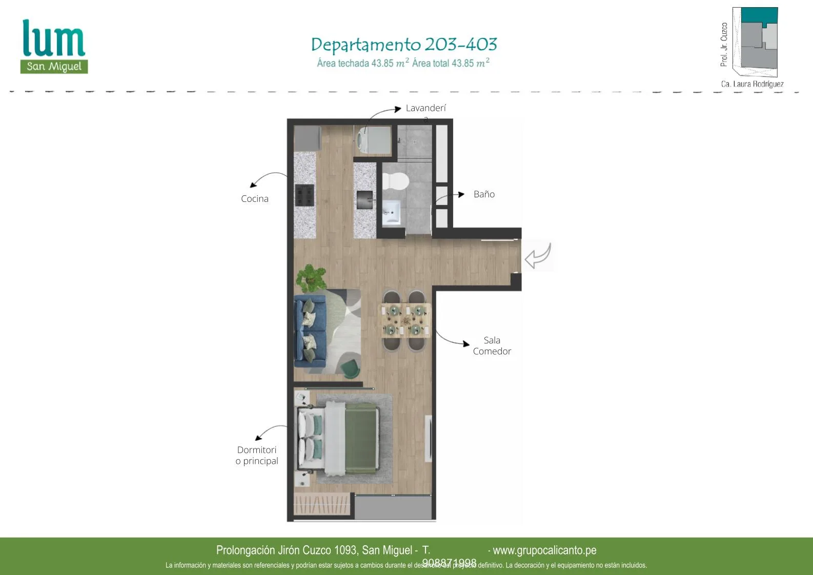 Modelo X03 · Pisos 4 y 5