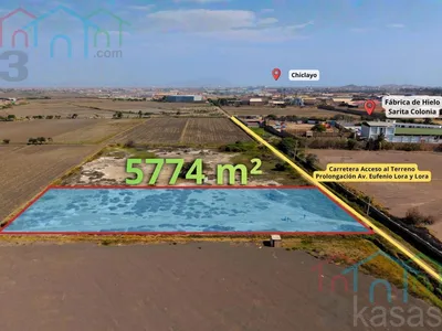 Terreno en venta · Prolongación Lora y Lora 10, Lambayeque · 10000 m²