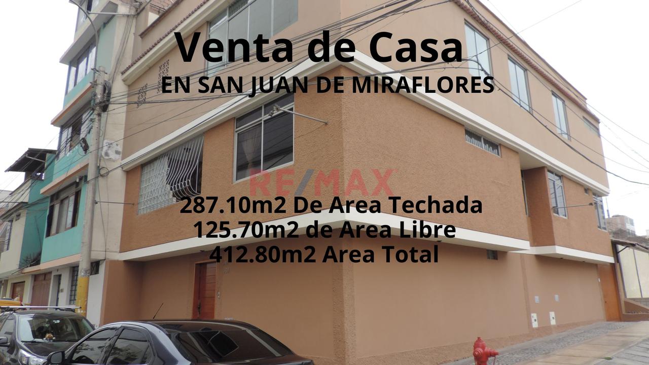 Venta De Casa En San Juan De Miraflores