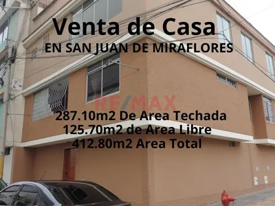Venta De Casa En San Juan De Miraflores