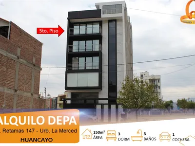 Alquilo DEPA con cochera en la Urb. La Merced, Huancayo