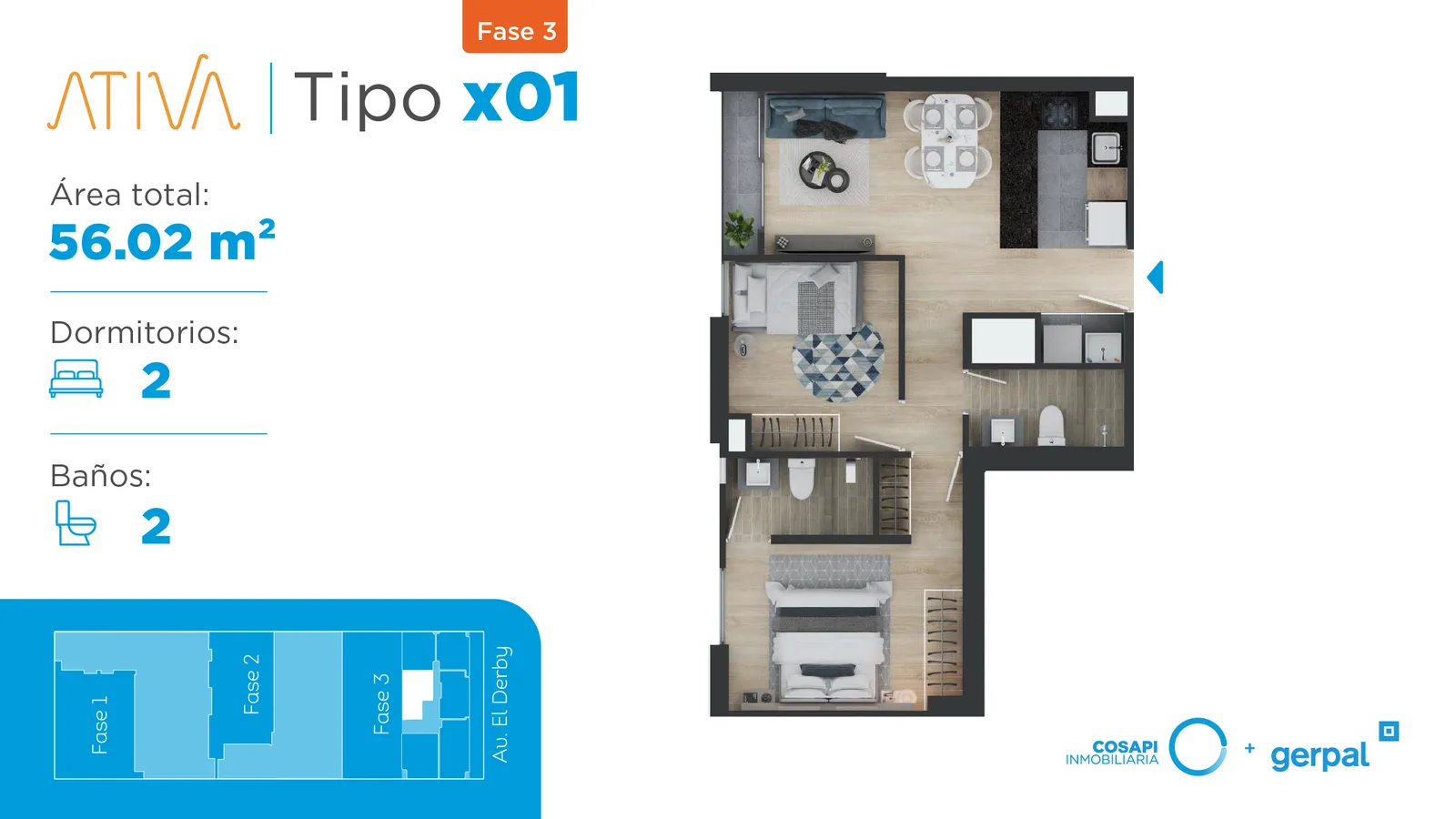 Modelo X01 · Pisos 9, 10, 13, 15, 16