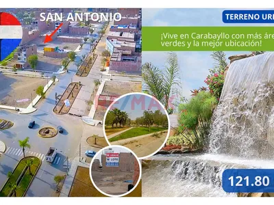 Terreno 121 M2 En San Antonio De Carabayllo – ¡Ubicación Privilegiada! 🌟