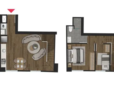 Modelo Duplex · Pisos 1 al 15
