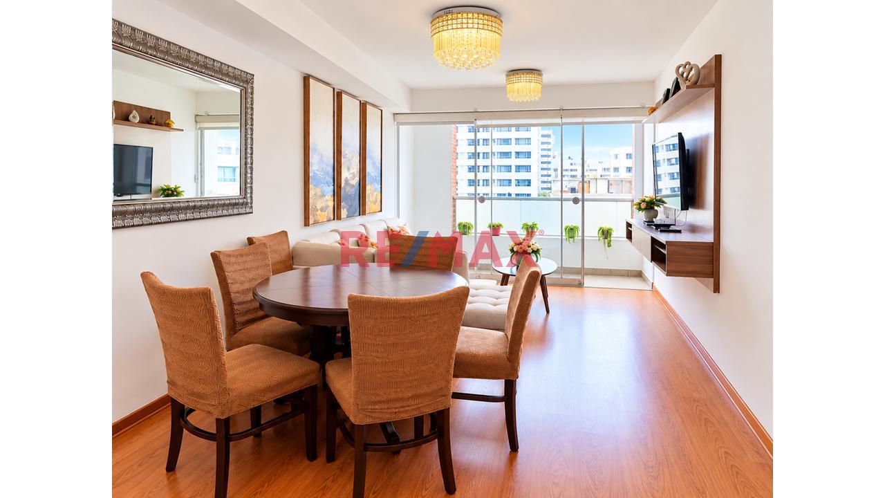 Te Ofrecemos En Venta Este Acogedor Departamento A Pocas Cuadras Del Malecon De Miraflores